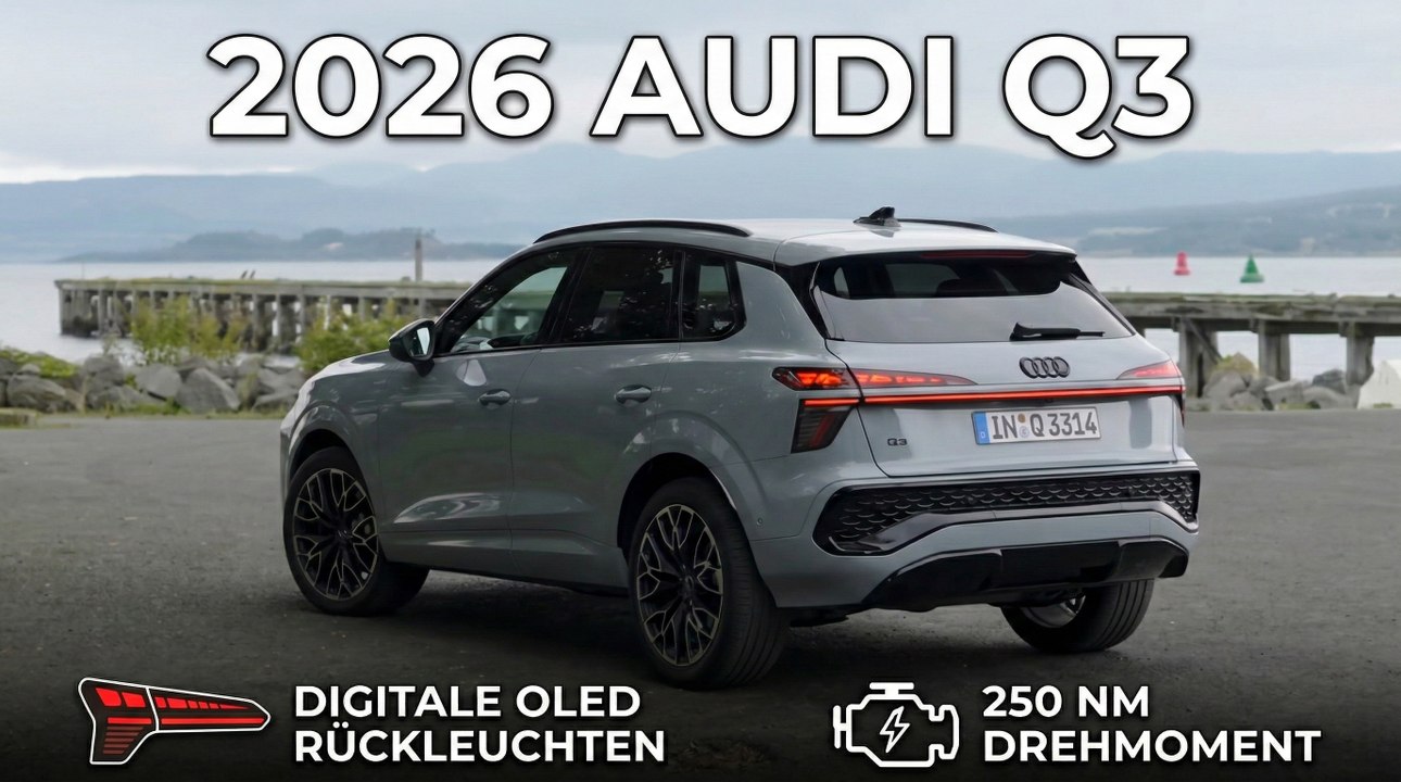 2026 Audi Q3 Motoren, Abmessungen und Preise im Überblick