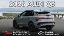 2026 Audi Q3 Motoren, Abmessungen und Preise im Überblick