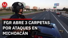 FGR indaga narcobloqueos y lesiones a 15 agentes tras operativo contra el CJNG en Michoacán