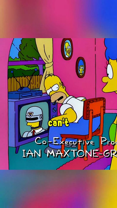 Homer can't see anything #simpsons