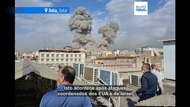 Qatar admite responder aos ataques iranianos após interceção de mísseis