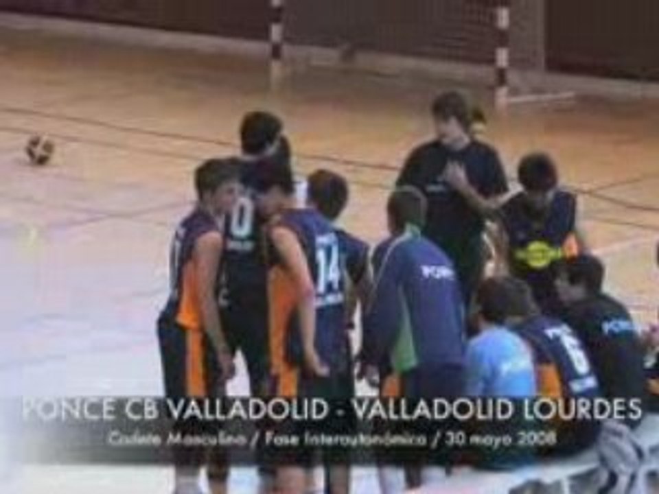 Ponce CB-Valladolid Lourdes. Cadete masculino