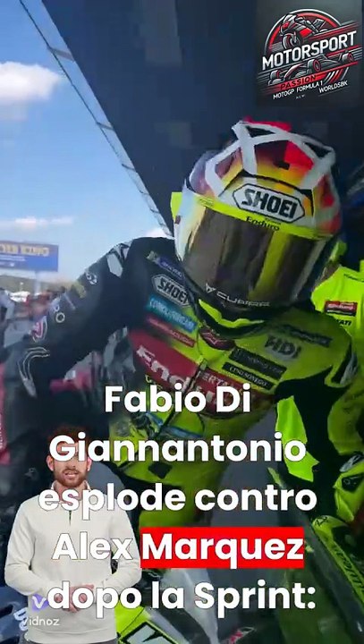 Diggia furioso a Buriram! 🏍️❌ #diggia #vr46 #motogp