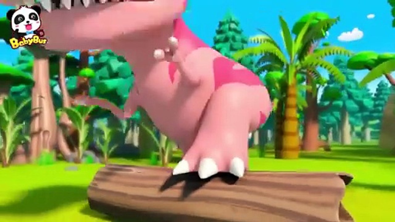 Dino Is Coming_ _ Donut_ Burger_ Cupcake _ Yummy Foods Animation _ Kids Cartoon _ BabyBus