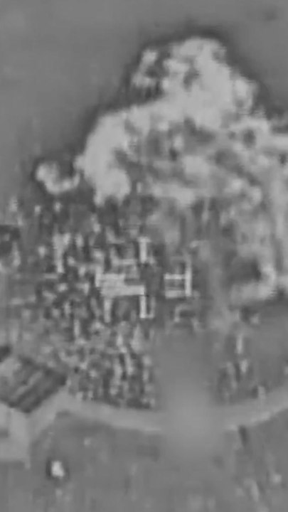 IDF hitting Iranian soldiers aiming missiles towards Israel