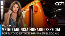 Metro de la CDMX anuncia horario especial por concierto de Shakira