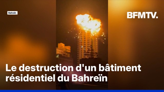 Frappes au Moyen-Orient: un bâtiment résidentiel du Bahreïn a été frappé ce samedi