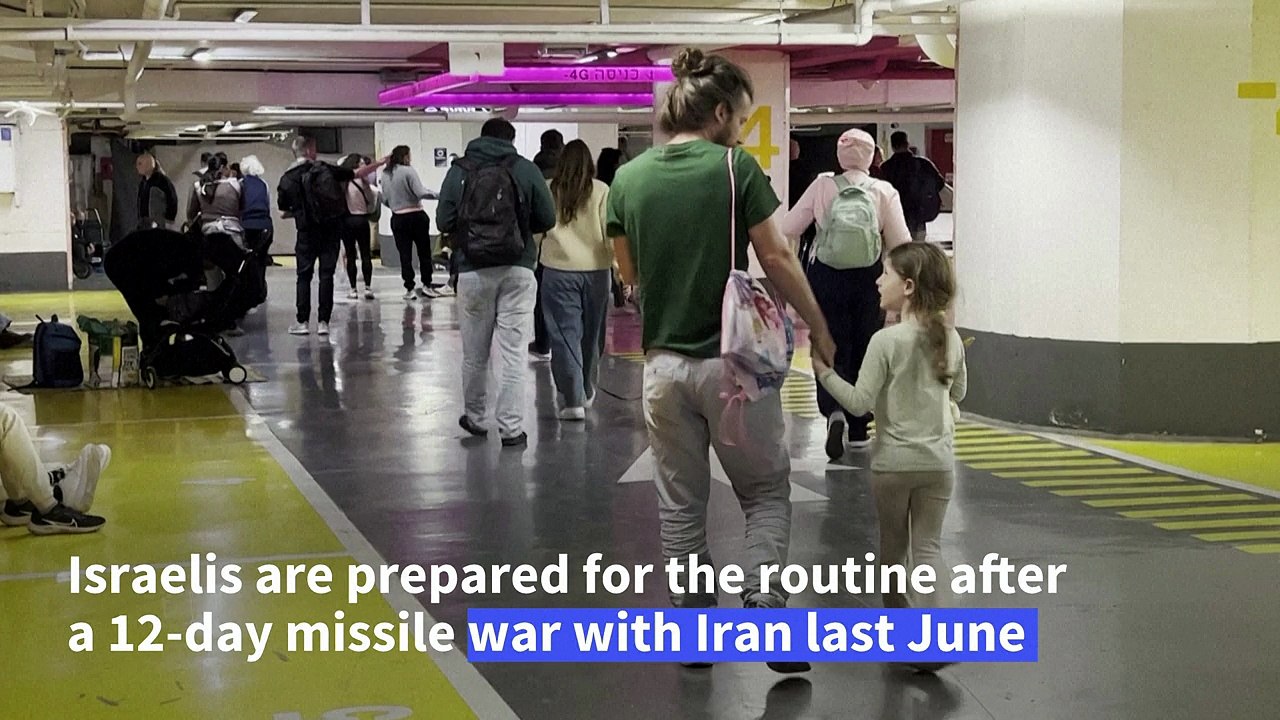Israelis shelter as Iranian missiles target Tel Aviv
