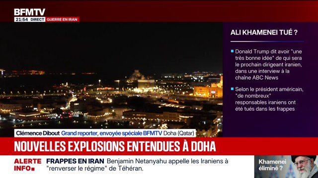 Des nouvelles explosions ont été entendues à Doha au Qatar