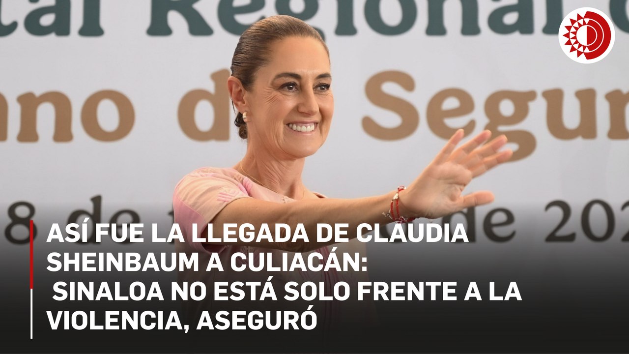 Visita de Sheinbaum a Culiacán: entre obras, respaldo institucional y llamado a la unidad frente a la violencia