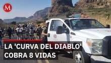 Trasladan a sobrevivientes en helicóptero tras accidente en la 'Curva del Diablo' en Morelos