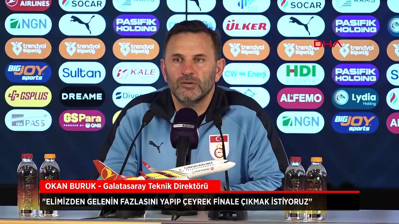 Okan Buruk'tan Şampiyonlar Ligi'nde çeyrek final sözü!