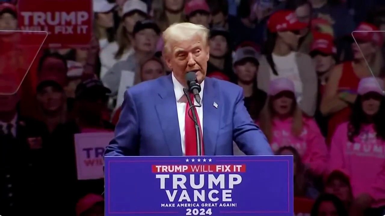 FG | 🇺🇸🗳️ Trump en 2024 : « Je peux vous dire que vous n’aurez pas de guerre avec moi » ✋🕊️😂