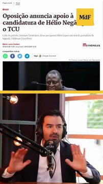 PL e Oposição na Câmara oficializam apoio à candidatura de Hélio Lopes ao TCU