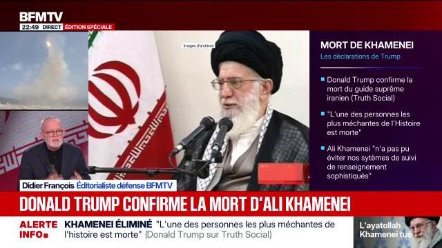 Édition spéciale : Donald Trump confirme la mort d'Ali Khamenei - 28/02