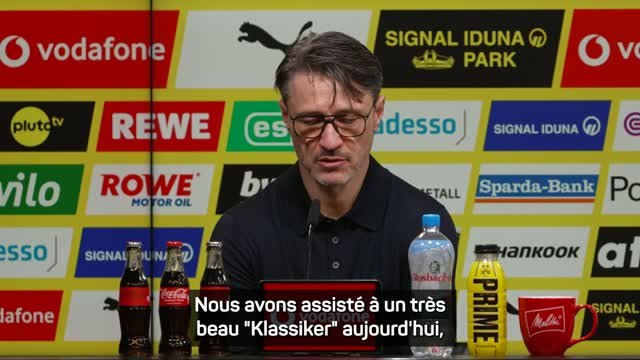 Dortmund - Kovac après la défaite dans le Klassiker : On aurait mérité un point