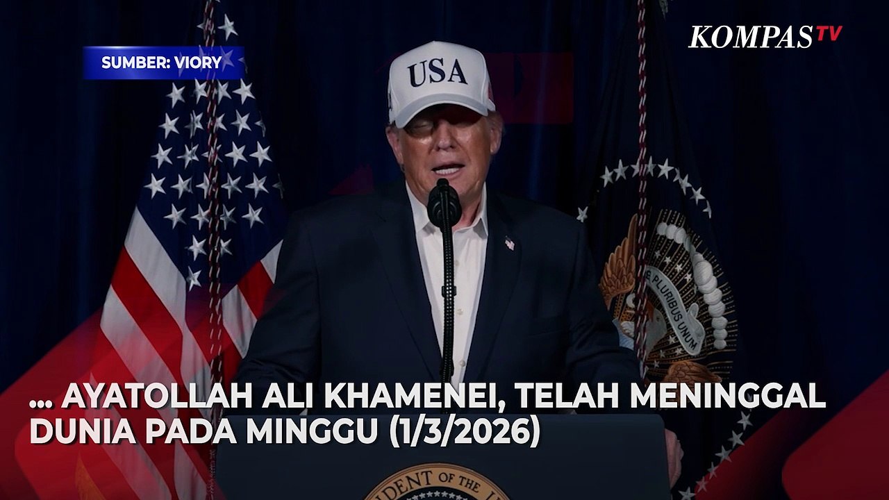 Trump Umumkan Ali Khamenei Pemimpin Tertinggi Iran Tewas