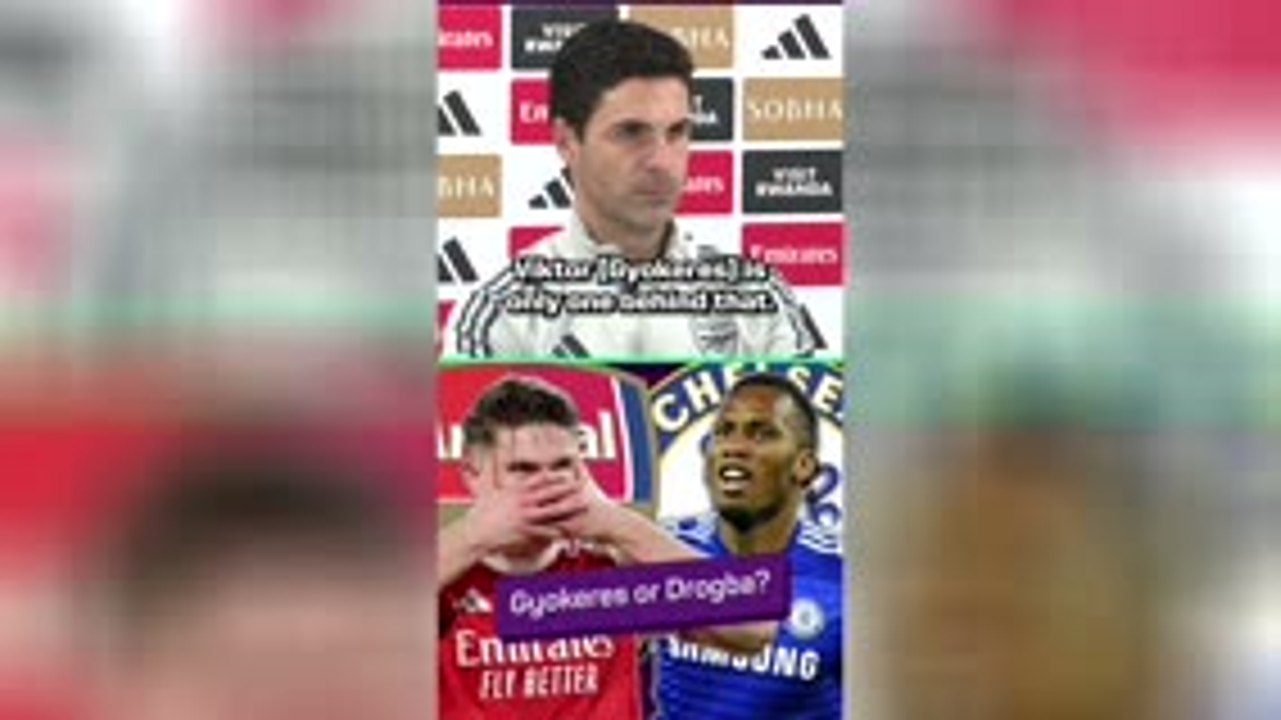 'I have an apartment, he has the biggest mansion' – Arteta on Gyokeres-Drogba comparisons