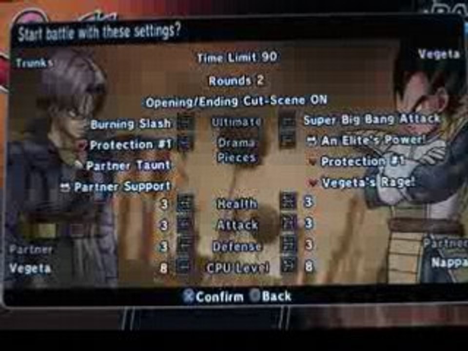 DBZ Burst limit gameplay