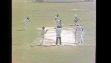 Thelston Payne batting 14 vs Governor's XI at Sahiwal 1986