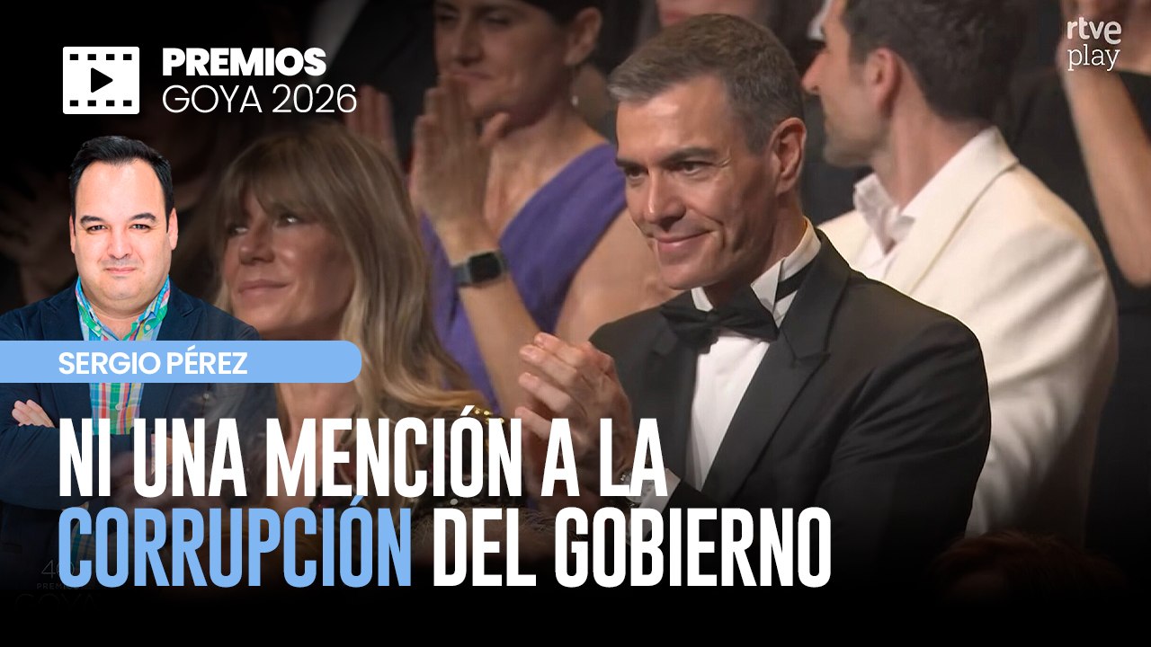 Los Goya callan ante la corrupción del Gobierno mientras claman por Palestina