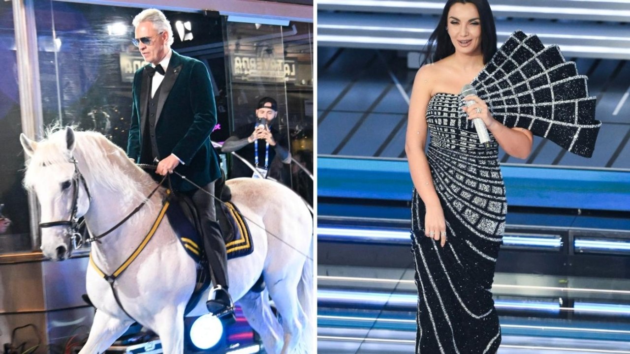 Andrea Bocelli a cavallo, Elettra Lamborghini che saluta: «Tanto non torno più sul palco». I momenti clou della finale di Sanremo 2026