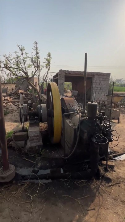 Diesel Engines Starting Up With Chakki Atta