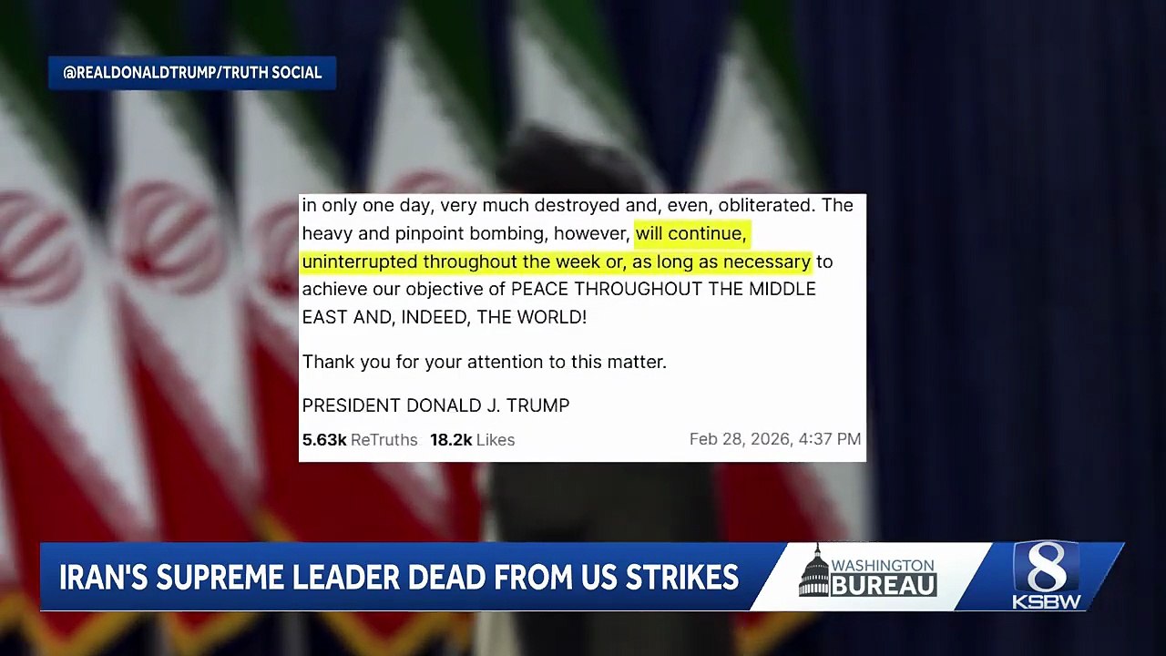 Iran’s supreme leader killed in US-Israeli attack