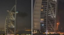 Drone iraniano colpisce il Burj Al Arab, hotel simbolo di Dubai: il video delle fiamme