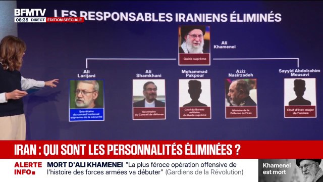Quelles personnalités iraniennes ont été éliminées par les frappes américaines et israéliennes ?