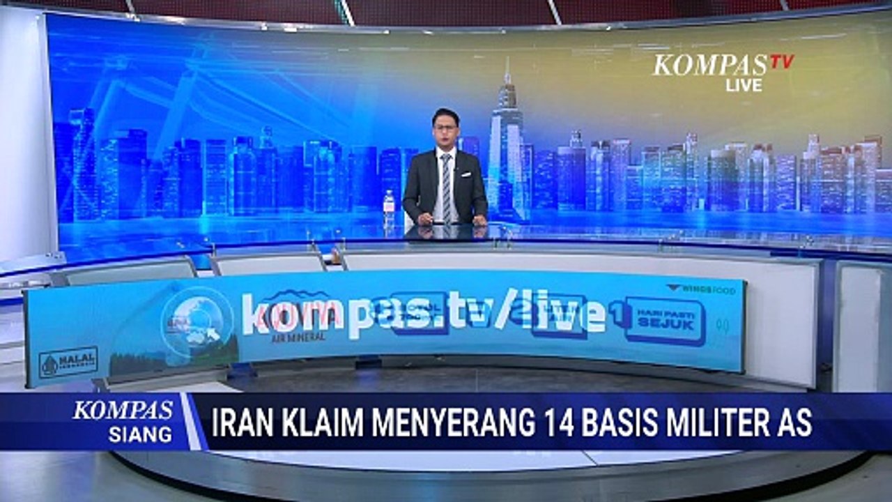 Serangan Balasan Iran: Rudal dan Drone Sasar Israel serta Pangkalan Militer AS | KOMPAS SIANG