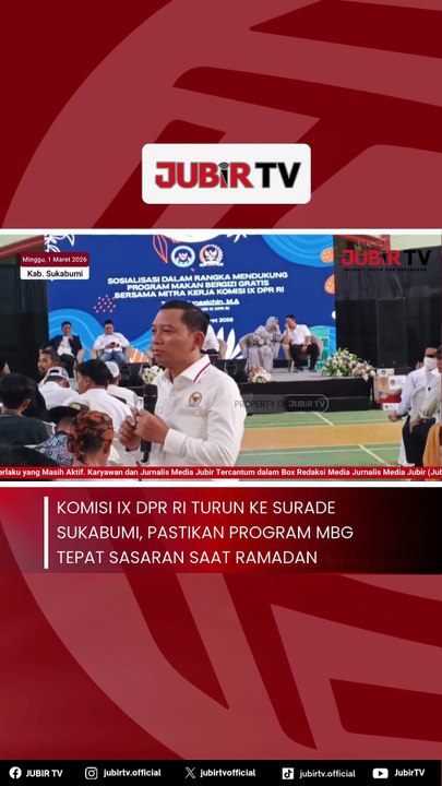 Komisi IX DPR RI Turun ke Surade Sukabumi, Pastikan Program MBG Tepat Sasaran saat Ramadan