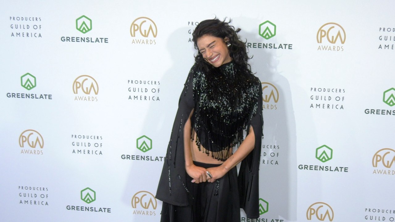 Odessa A'zion on the black carpet at the 37th annual Producers Guild Awards