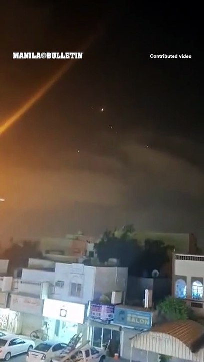 Footage captures missile attack interception in Bahrain