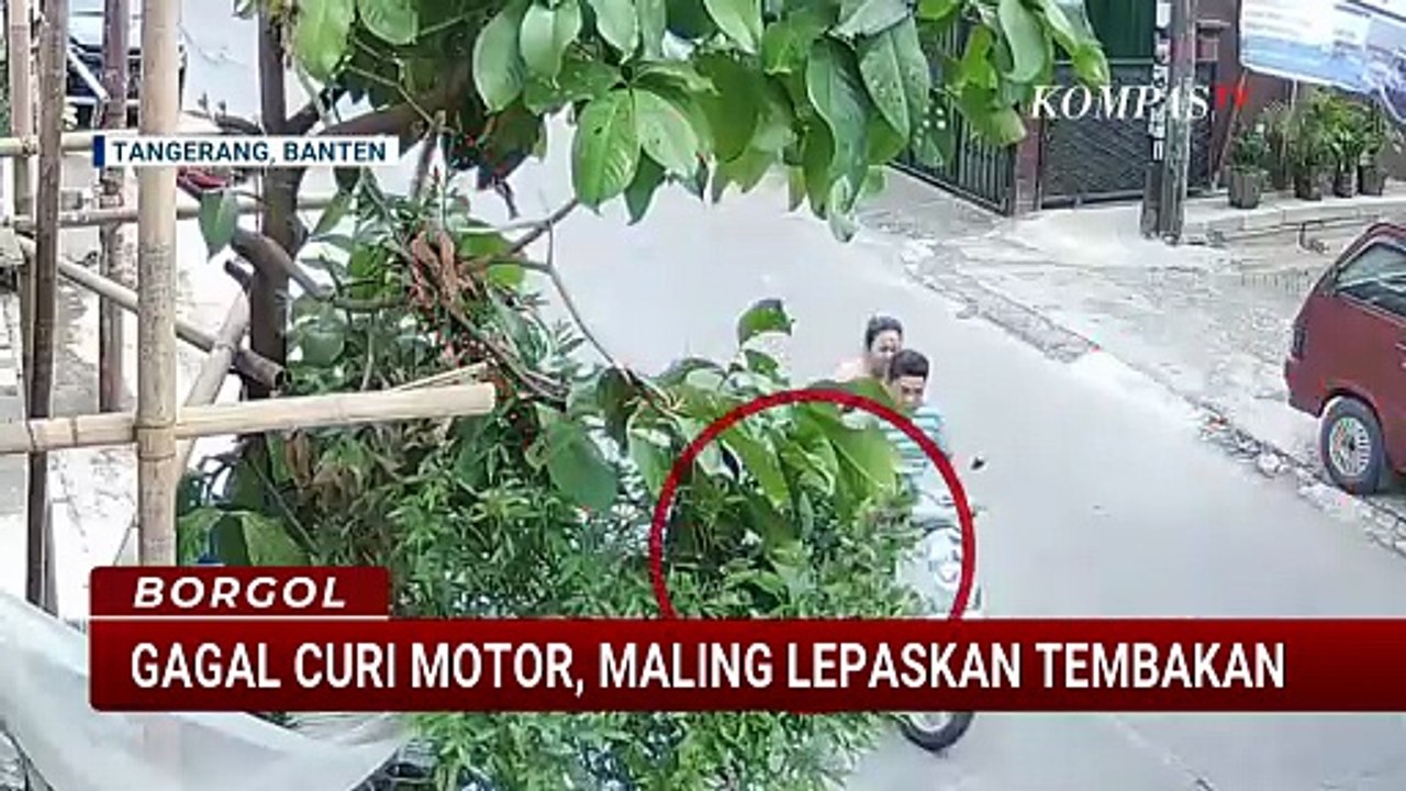 Gagal Curi Motor, Pelaku Curanmor Lepaskan Tembakan di Tangerang | KOMPAS SIANG