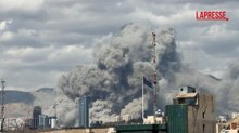 Attacco all'Iran, colonna di fumo si alza nel centro di Teheran
