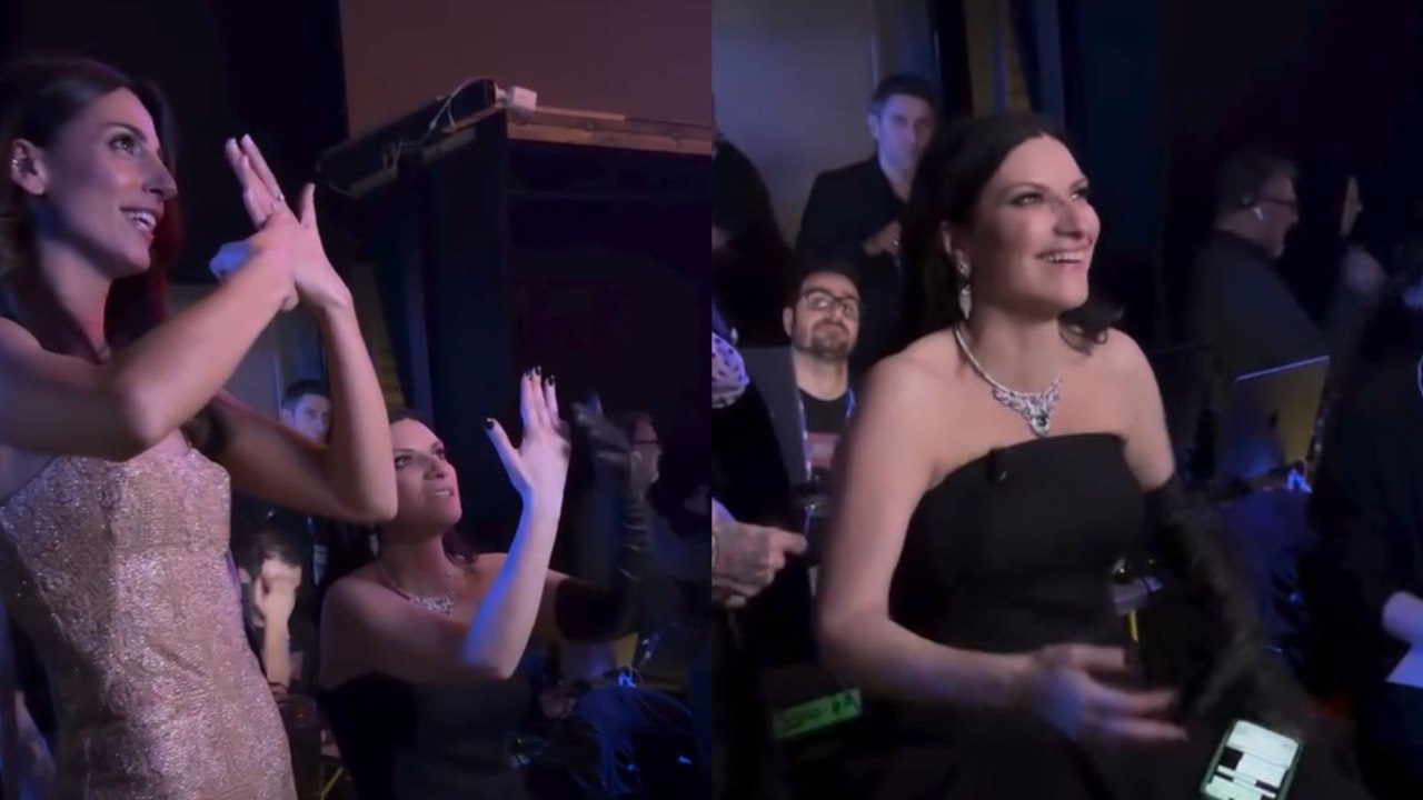 Sal Da Vinci re dell'Ariston: Laura Pausini e Giorgia Cardinaletti scatenate!