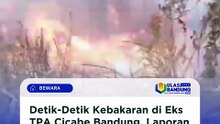 Kebakaran Lahan Kosong di Cicabe Bandung Minggu Sore, Laporan Masuk 16.03 WIB