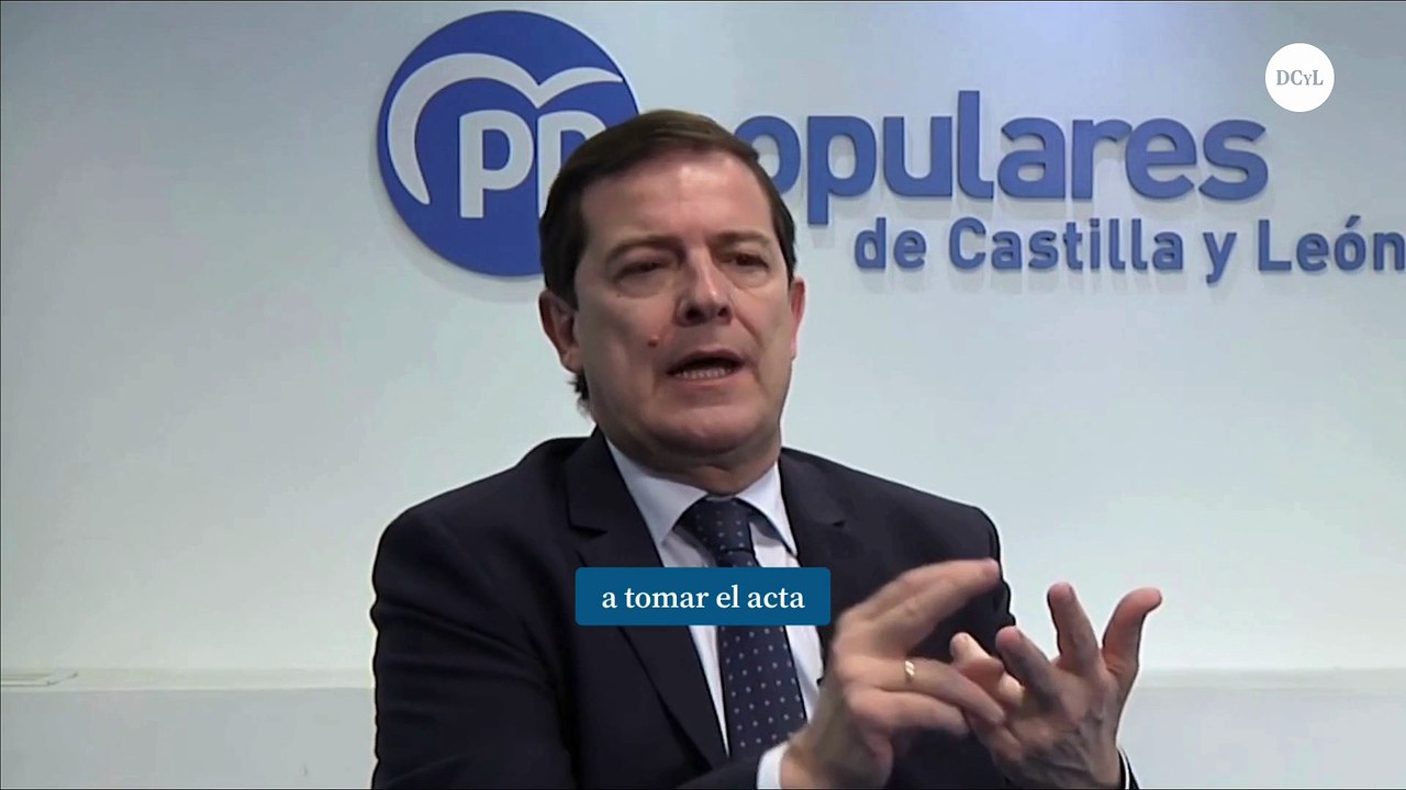 Mañueco: "Yo dejé la Alcaldía seis meses antes. Que Martínez no la deje puede significar muchas cosas. He oído de todo"