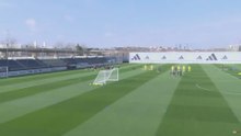 Real Madrid entrenamiento completo previo al Real Madrid vs Getafe