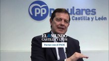 Mañueco: «No voy a pactar con el PSOE de Castilla y León, representa el modelo de gestión de Óscar Puente»