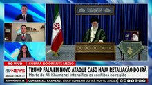 Trump promete ataque sem precedentes caso o Irã decida retaliar