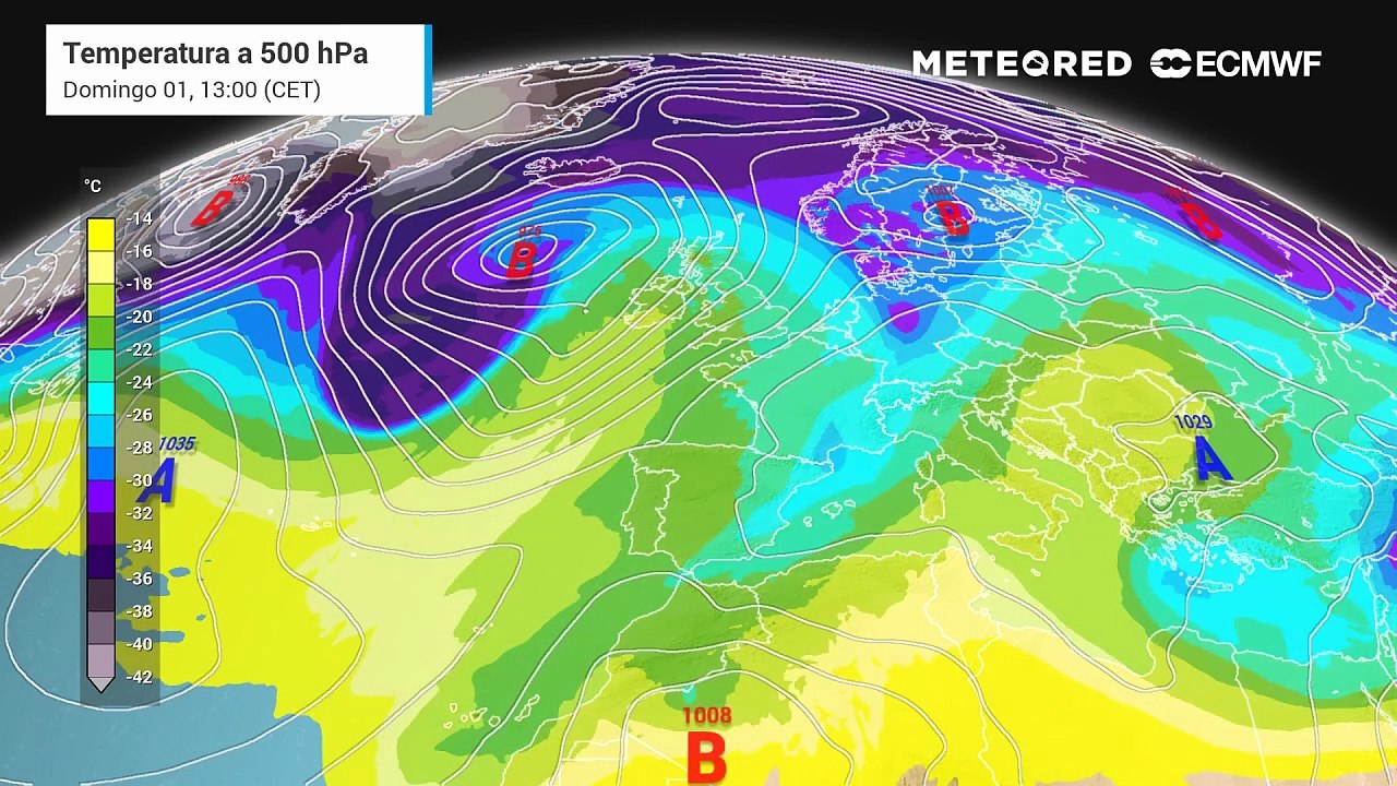 Una borrasca fría se descolgará sobre España