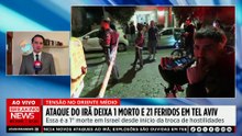 Ataque com mísseis do Irã deixa um morto e dezenas de feridos em Tel Aviv