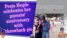 Pooja Hegde shares an adorable throwback to wish her Mum and Dad on their wedding anniversary