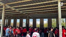 Ambiente sevillista previo a El Gran Derbi ante el Betis en La Cartuja