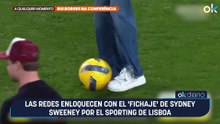 Las redes enloquecen con el 'fichaje' de Sydney Sweeney por el Sporting de Lisboa
