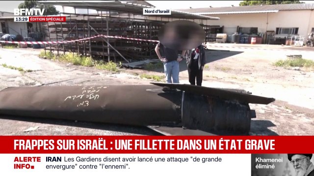 Plusieurs blessés en Israël, dont une fillette dans un état grave après des frappes iraniennes