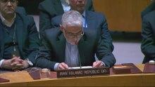 Iran representative address the UN Security Council after US missile strikes
