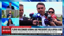 Flávio Bolsonaro diz que Lula apoia o Irã